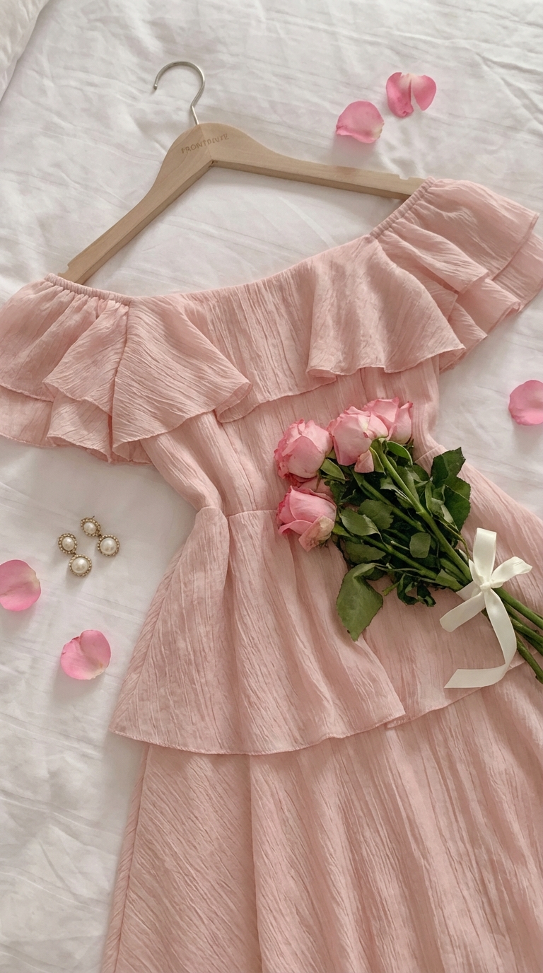 Feminine dresses category